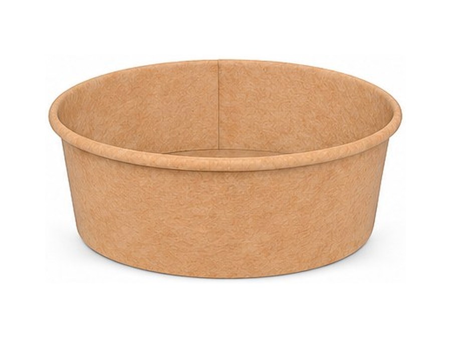 Kraft Round Bowl 1000ml — 200 pcs