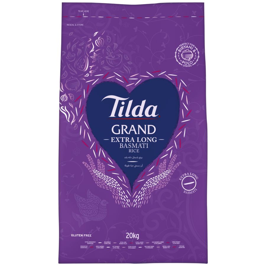 Tilda Pure Basmati Rice — 20kg
