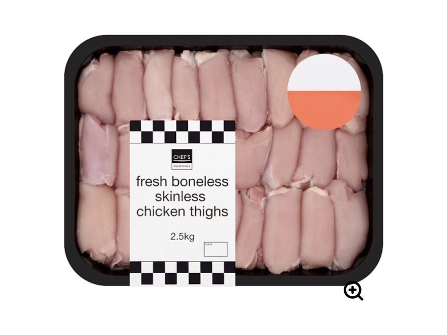 Boneless Skinless Chicken Thighs (Halal) — 2.5kg
