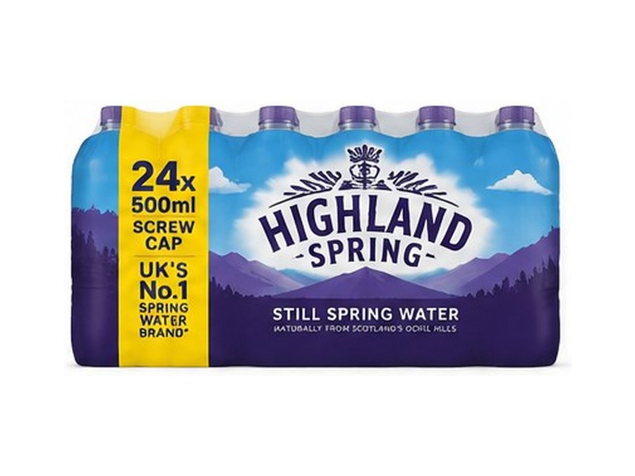 Highland Spring Still Spring Water — 24 x 500ml