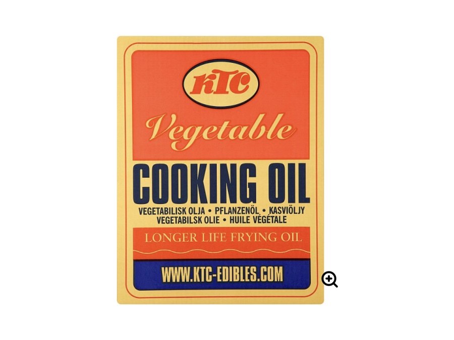 KTC Vegetable Cooking Oil — 20 litres
