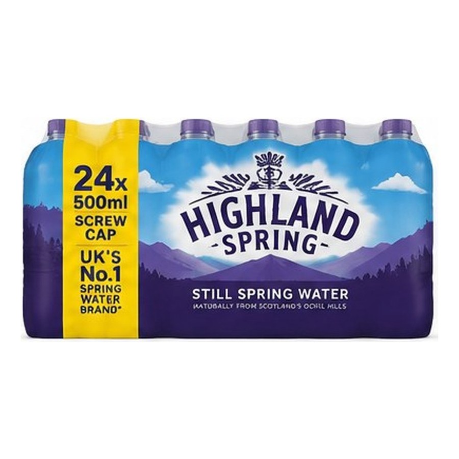Highland Spring Still Spring Water — 24 x 500ml