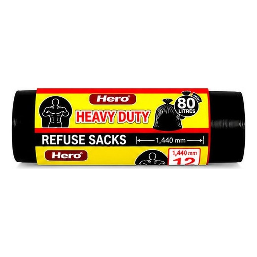 Hero Heavy Duty Refuse Sacks XL — 16 x 12pk